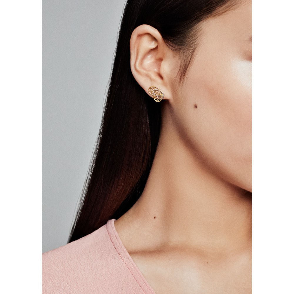 Openwork Butterfly Wing Stud earrings