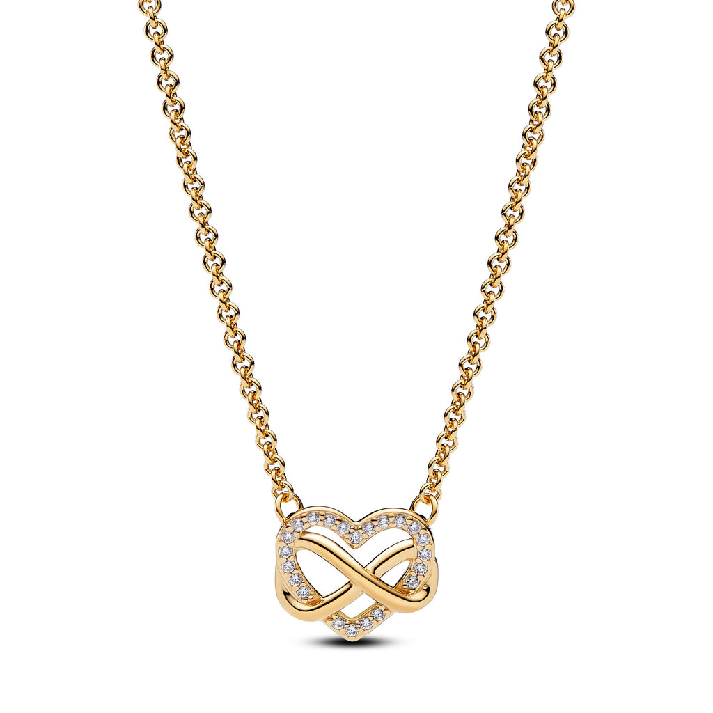 14k Gold Plated Infinity Heart Gift Set