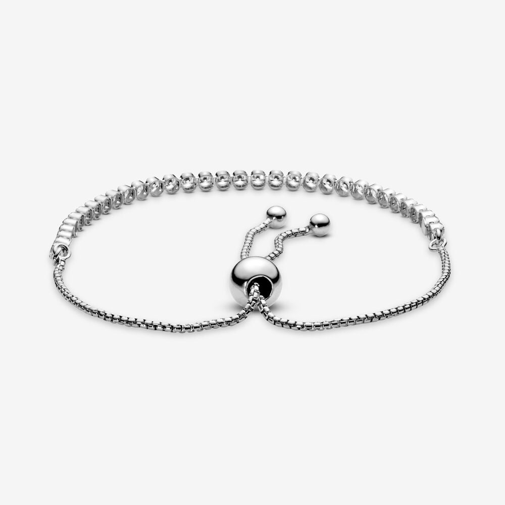 Sparkling Slider Tennis Bracelet