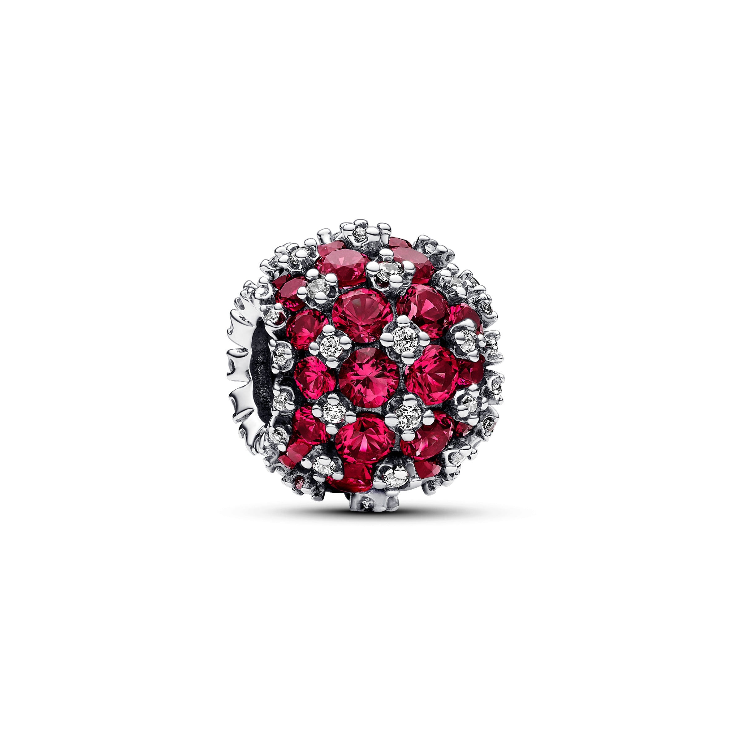 Sparkling Pavé Round Pink Charm