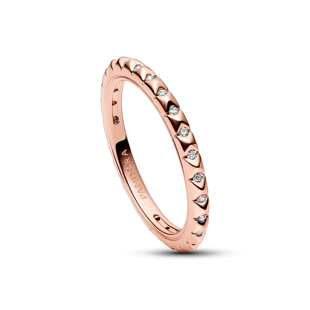 Pandora ME Pyramids Ring - 14k Rose Gold Plated