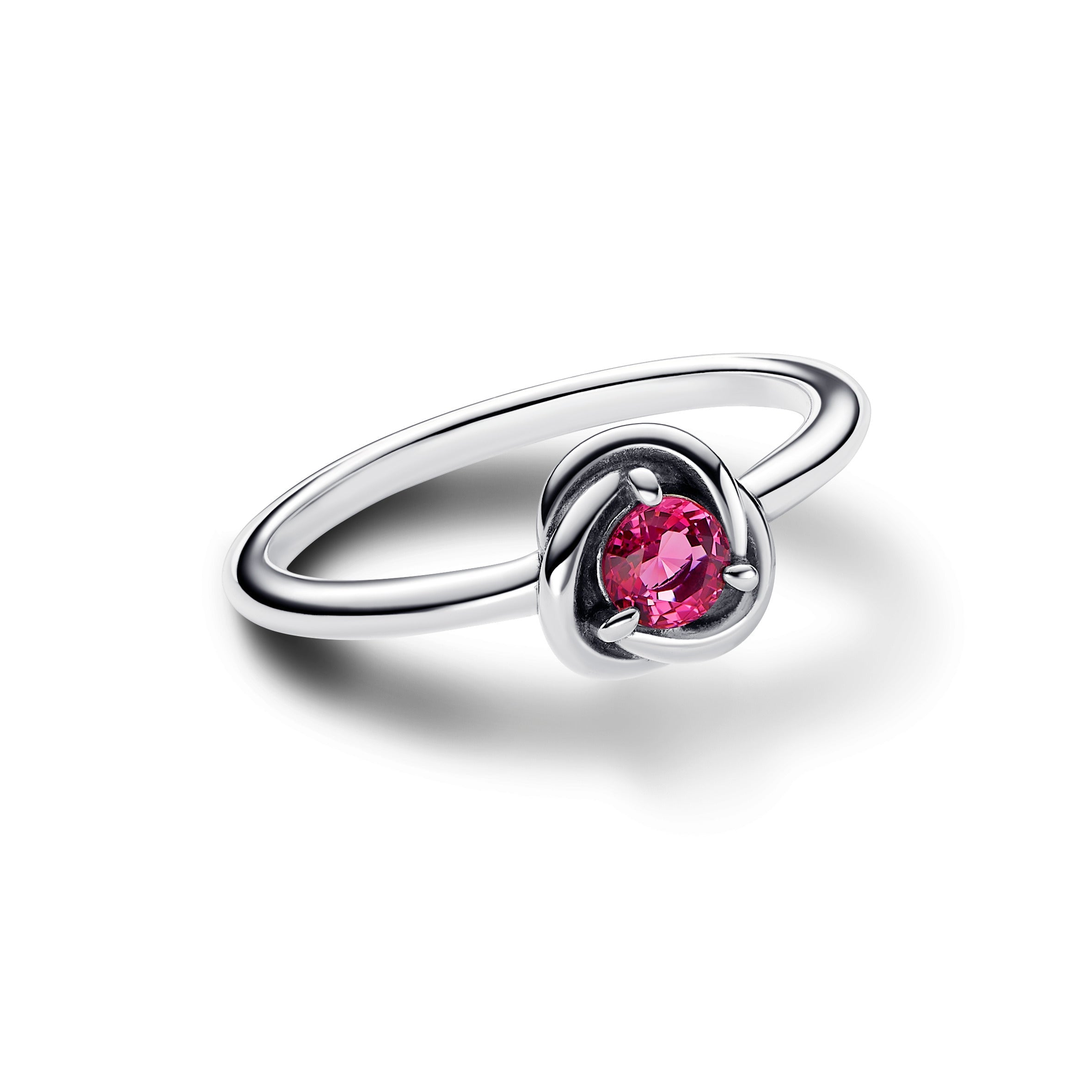 Pink Eternity Circle Ring