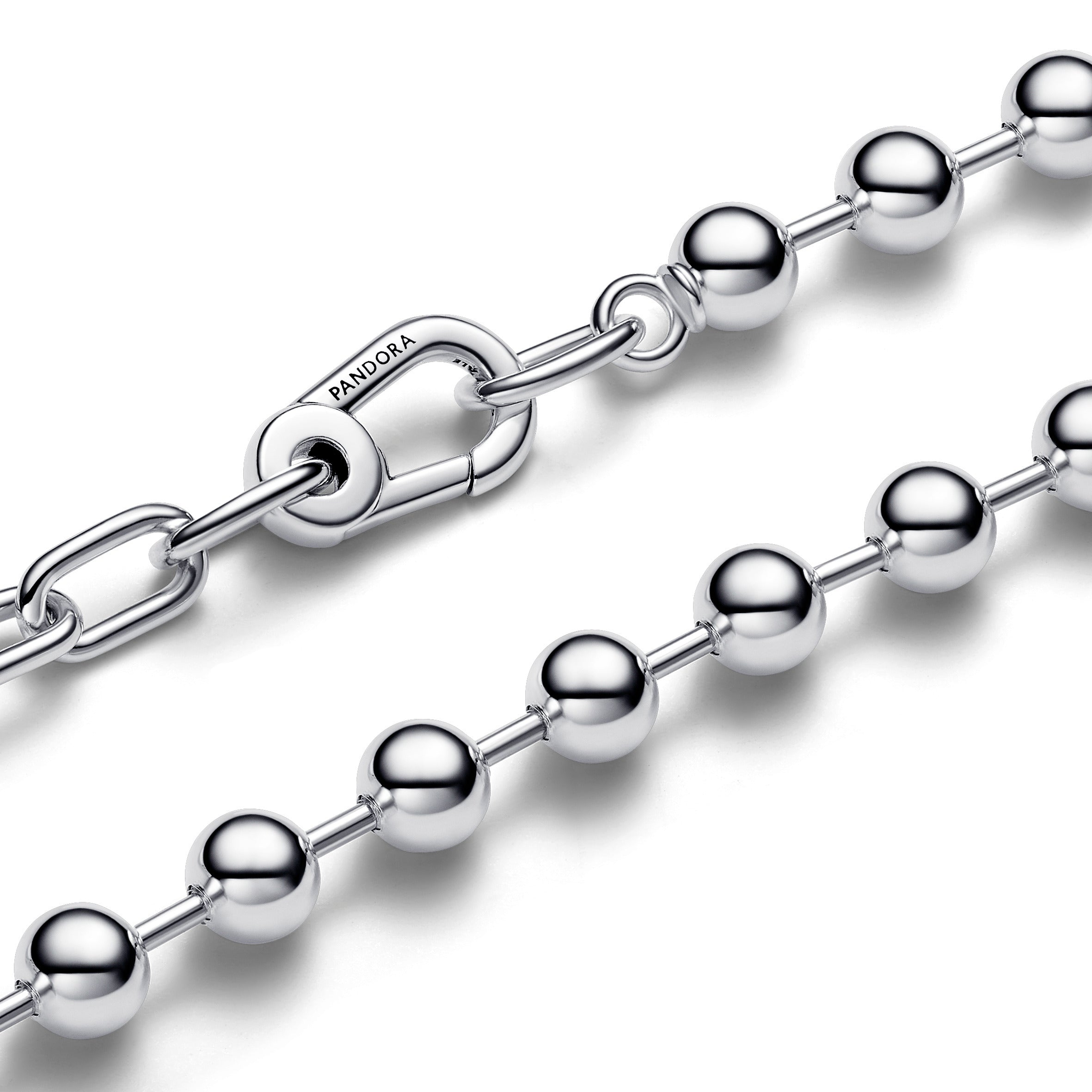 Pandora ME Metal Bead & Link Chain Necklace