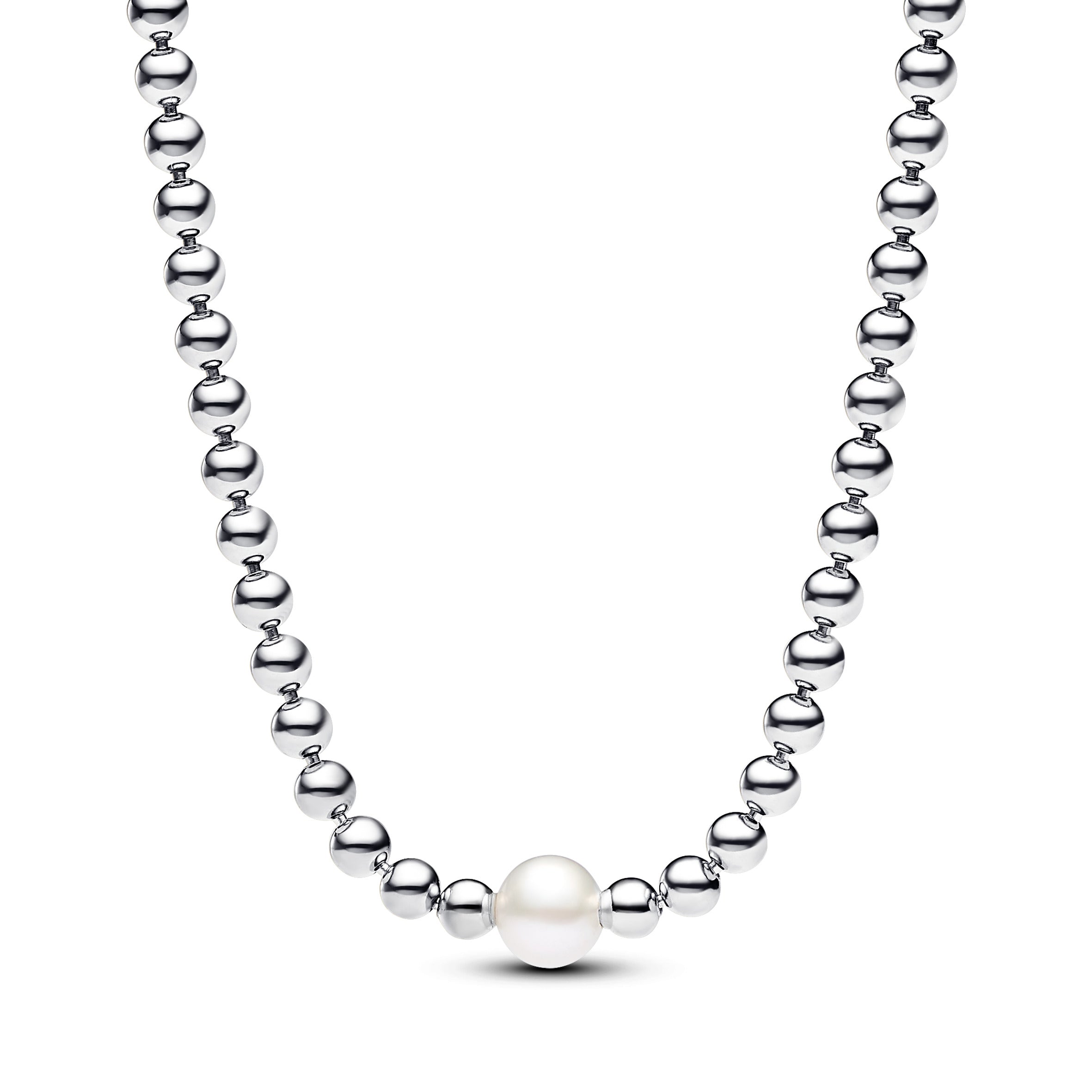 Treated Freshwater Cultured Pearl & Beads Collier Necklace