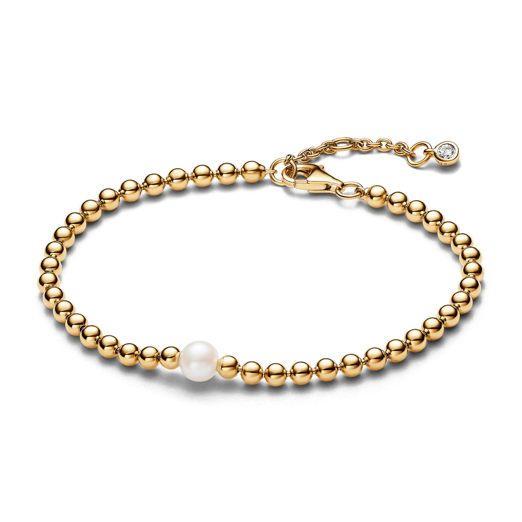 Treated Freshwater Cultured Pearl & Beads Bracelet