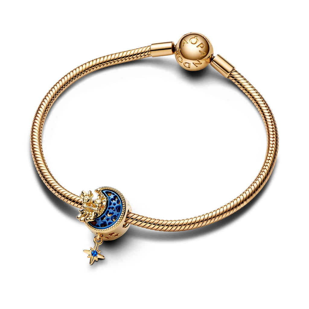 Disney Mickey Mouse & Minnie Mouse Crescent Moon Charm