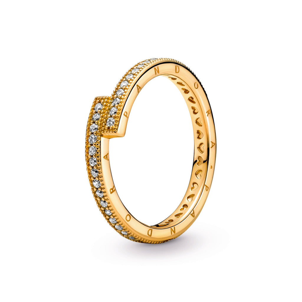 Sparkling Overlapping Ring