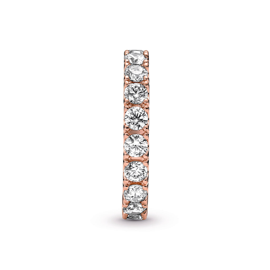 Sparkling Row Eternity Ring