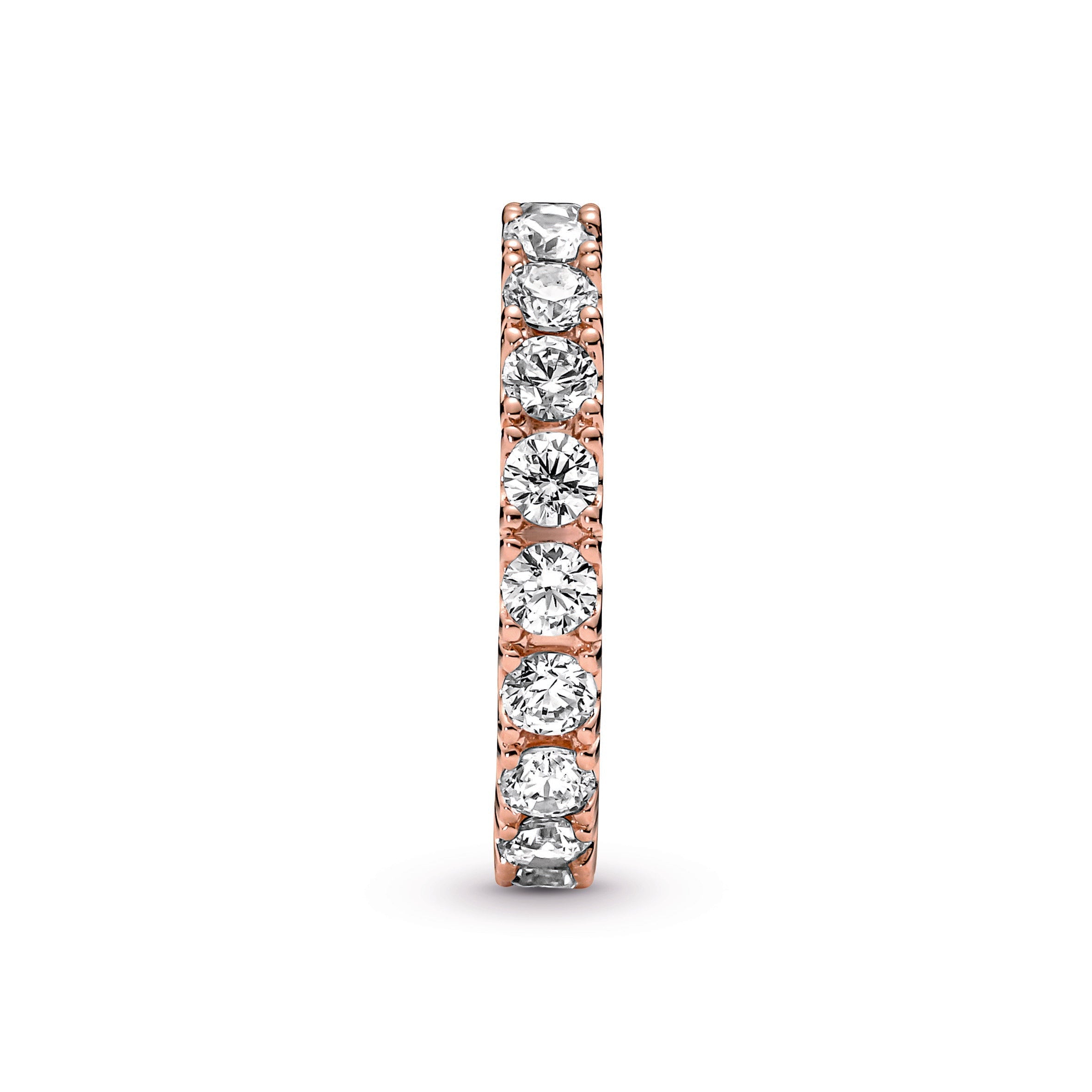 Sparkling Row Eternity Ring