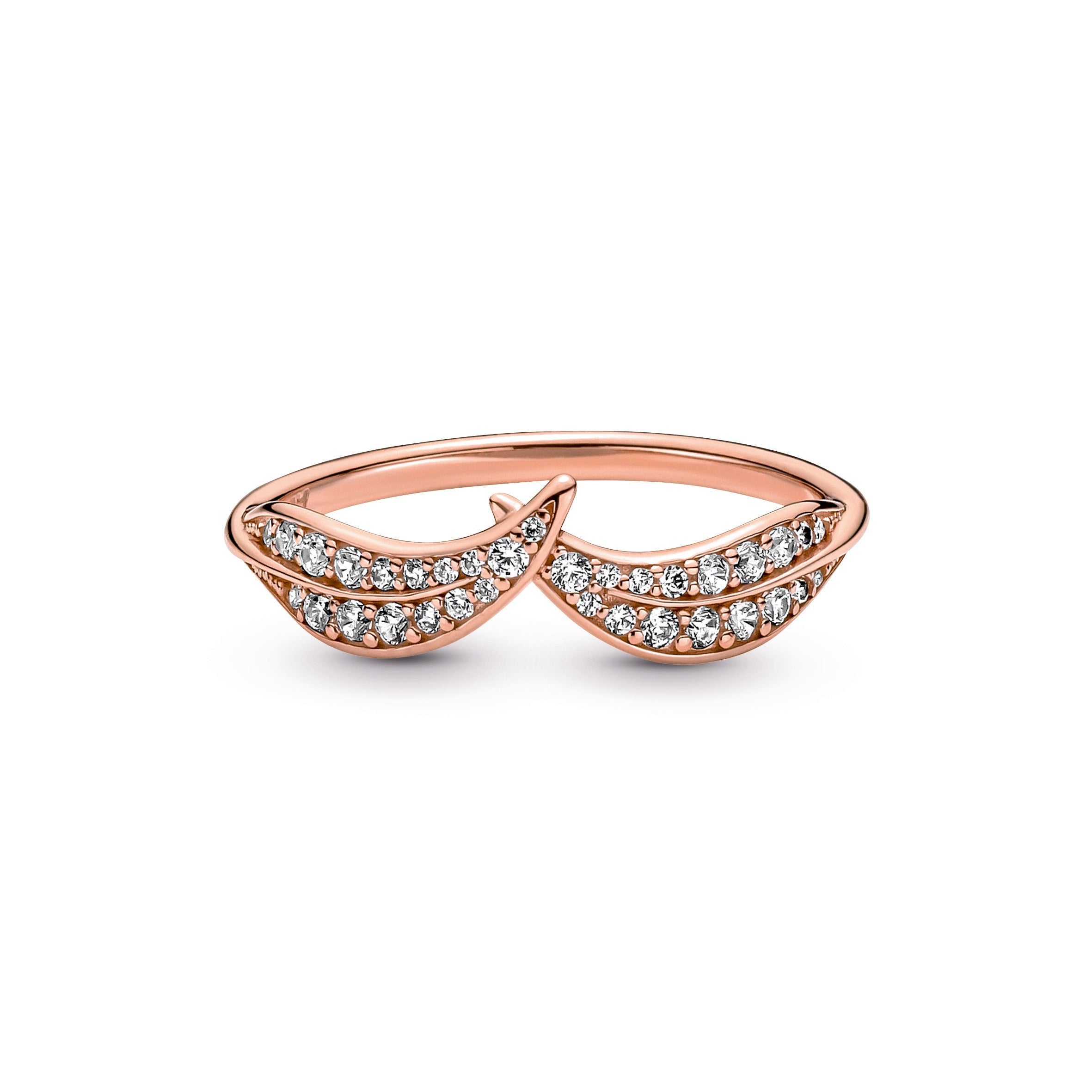 Sparkling Leaves Ring