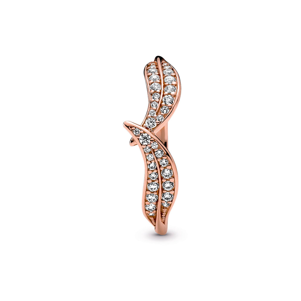 Sparkling Leaves Ring