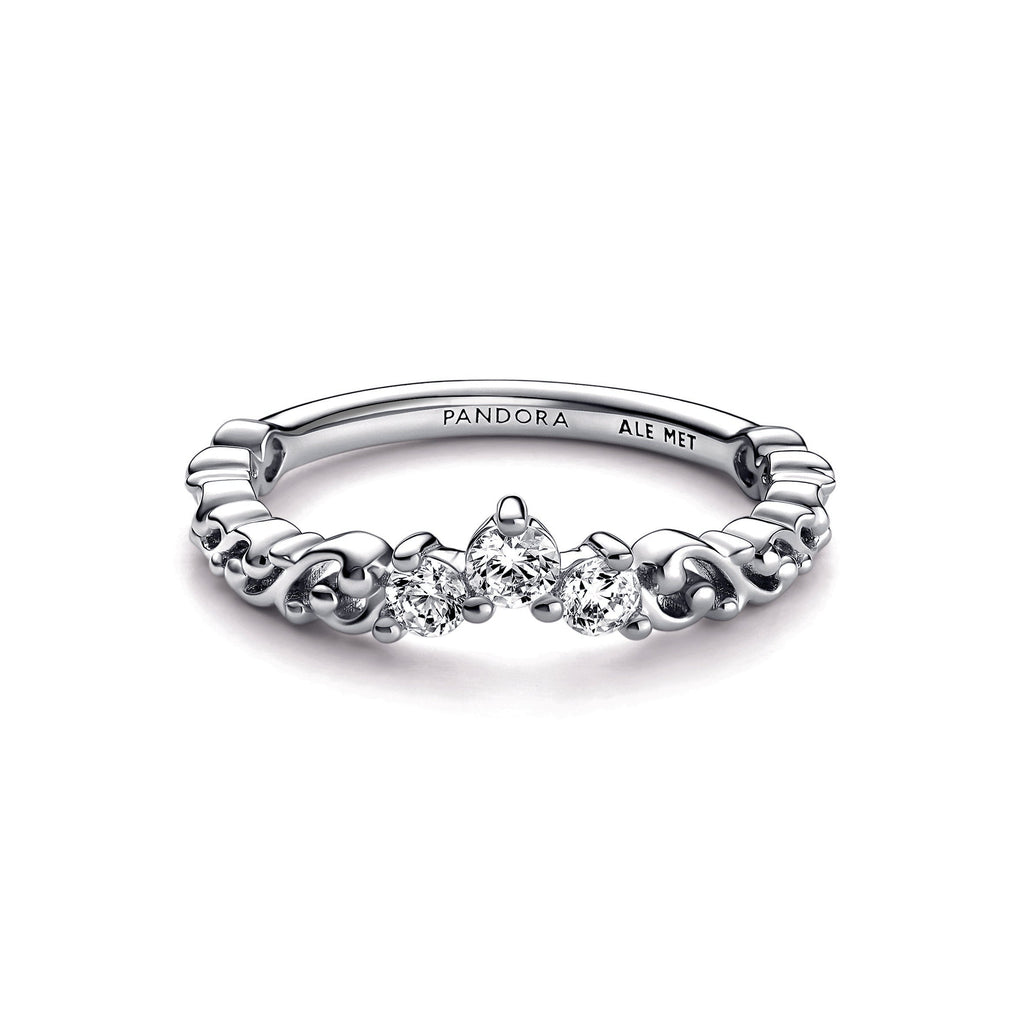 Regal Swirl Tiara Ring