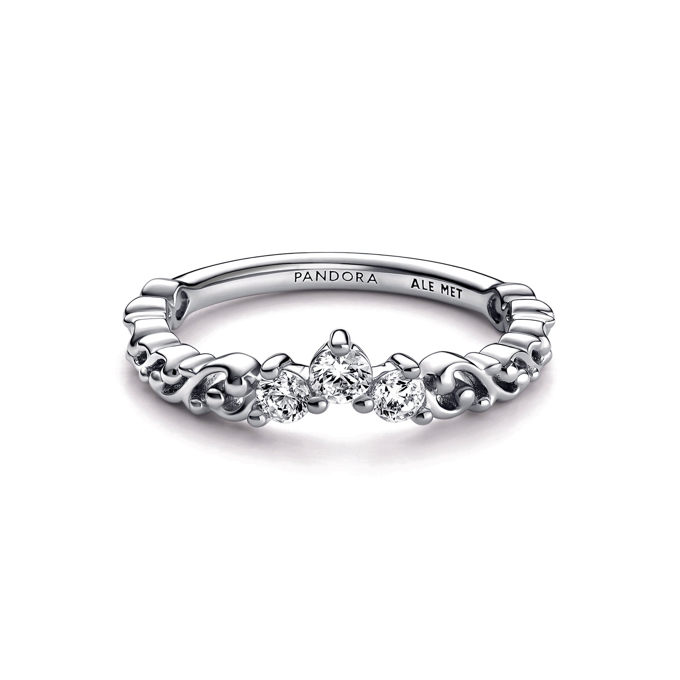 Regal Swirl Tiara Ring