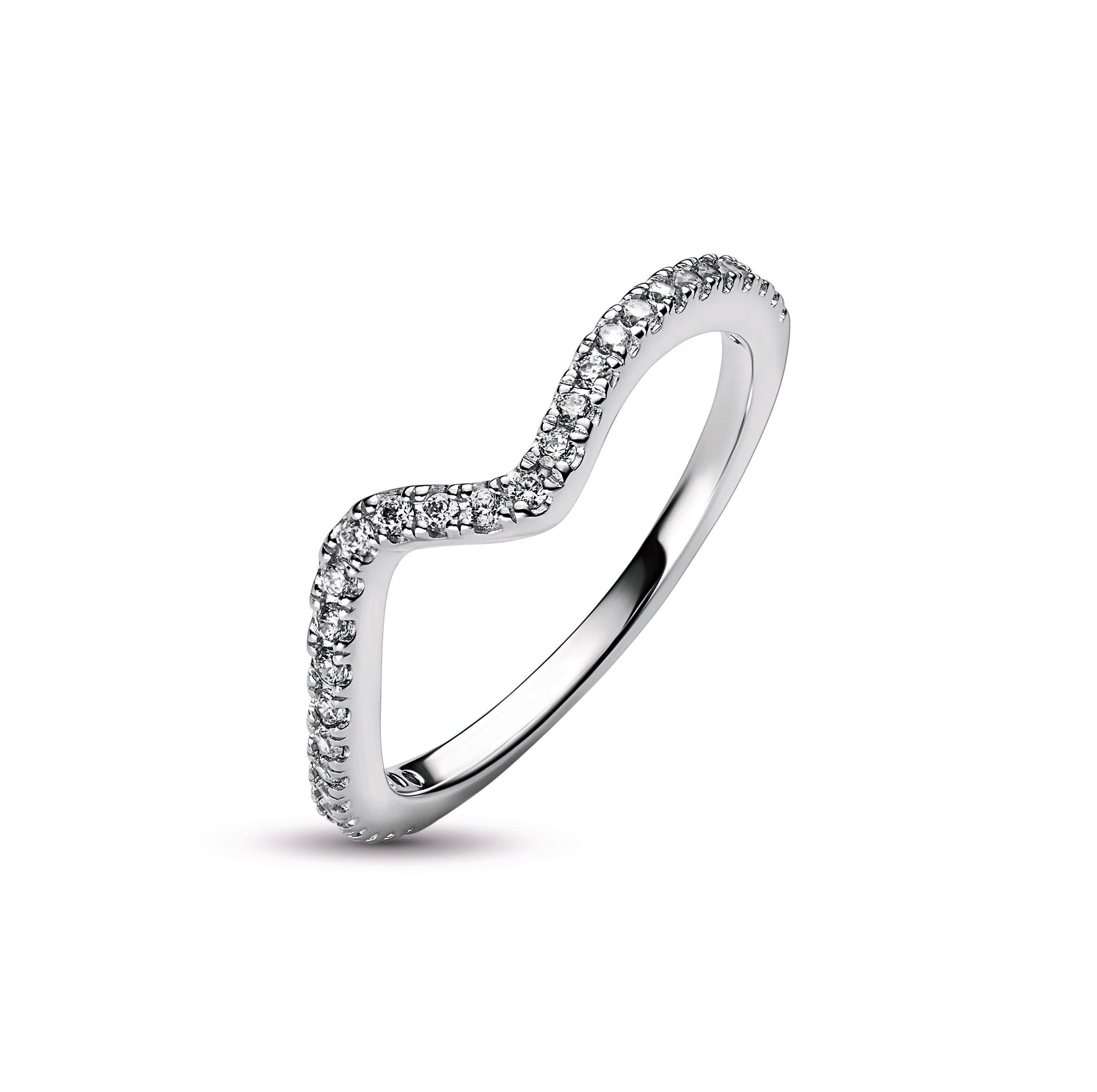Sparkling Wave Ring