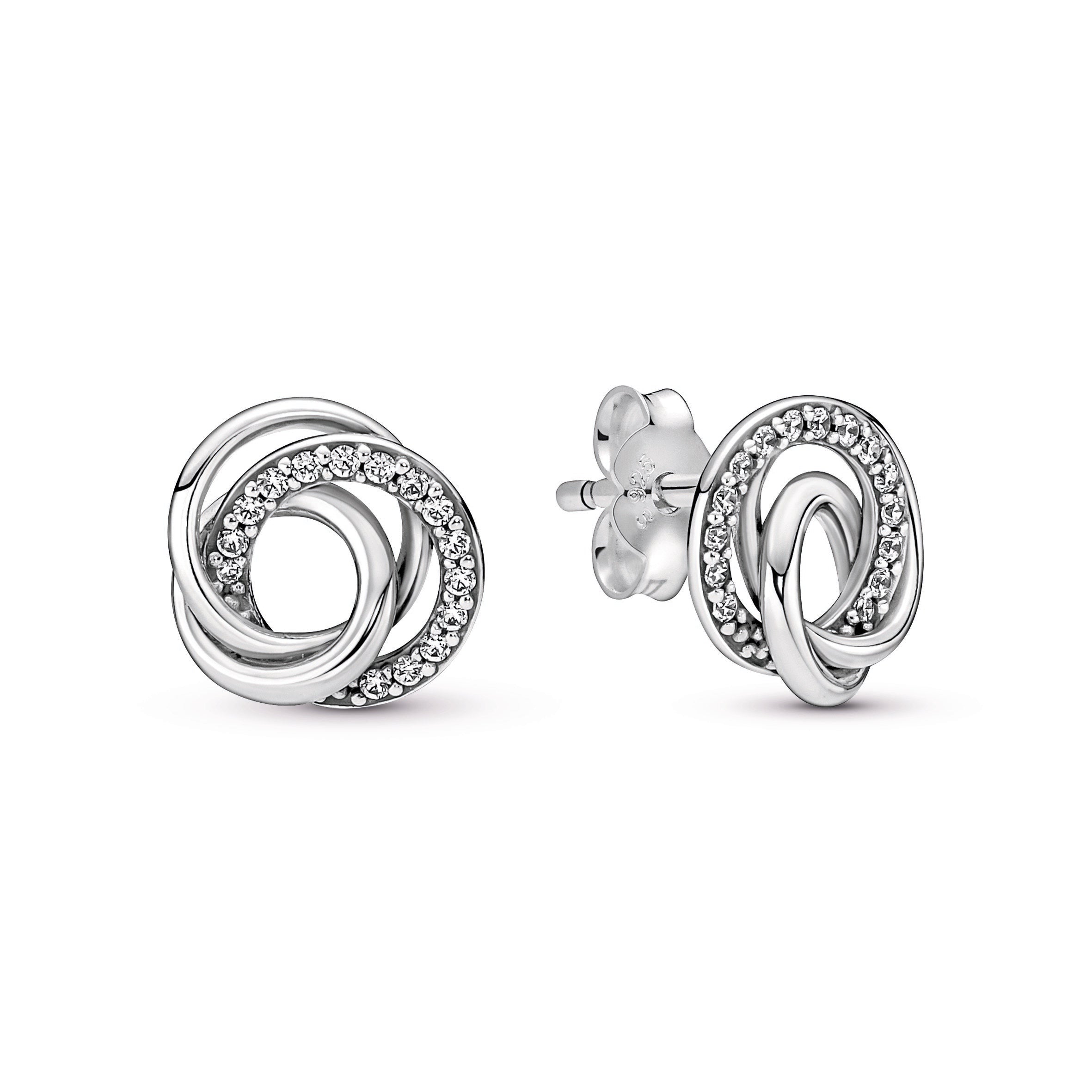 Family Always Encircled Stud Earrings