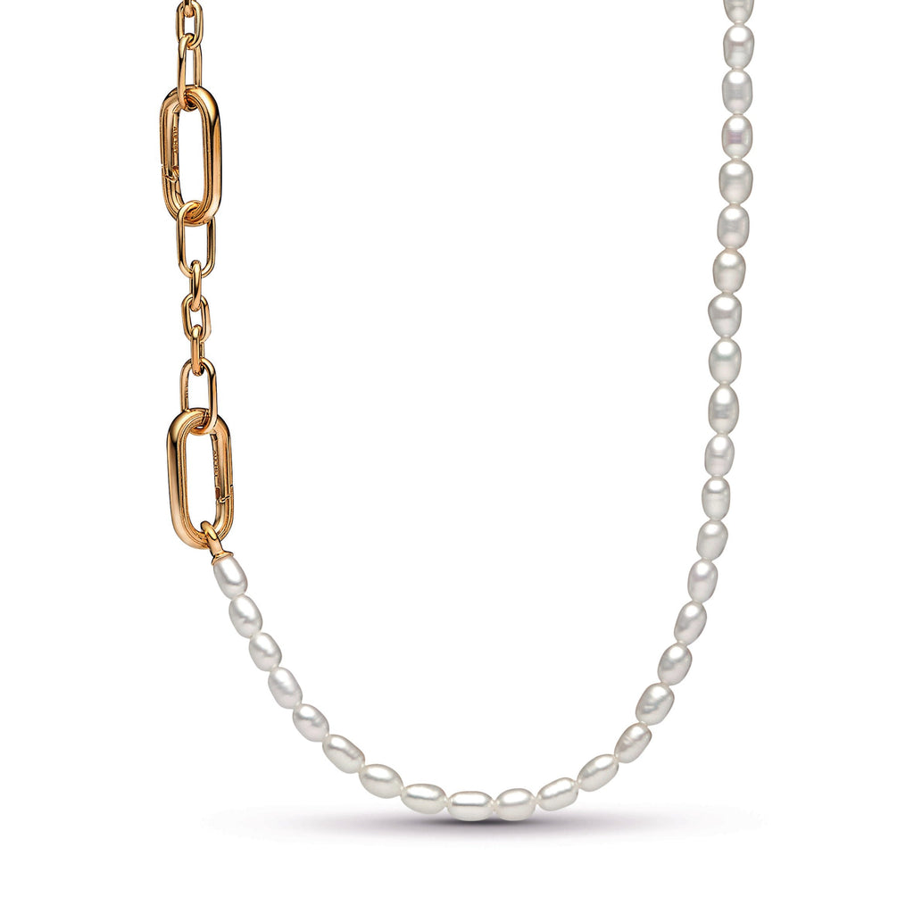 Pandora ME Slim Treated Freshwater Cultured Pearl Necklace