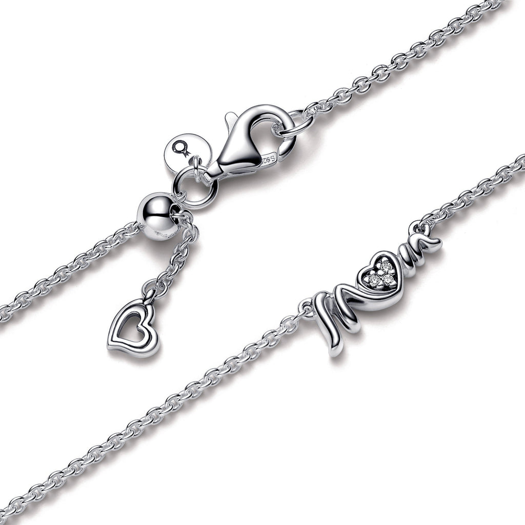 Mum Pavé Collier Necklace