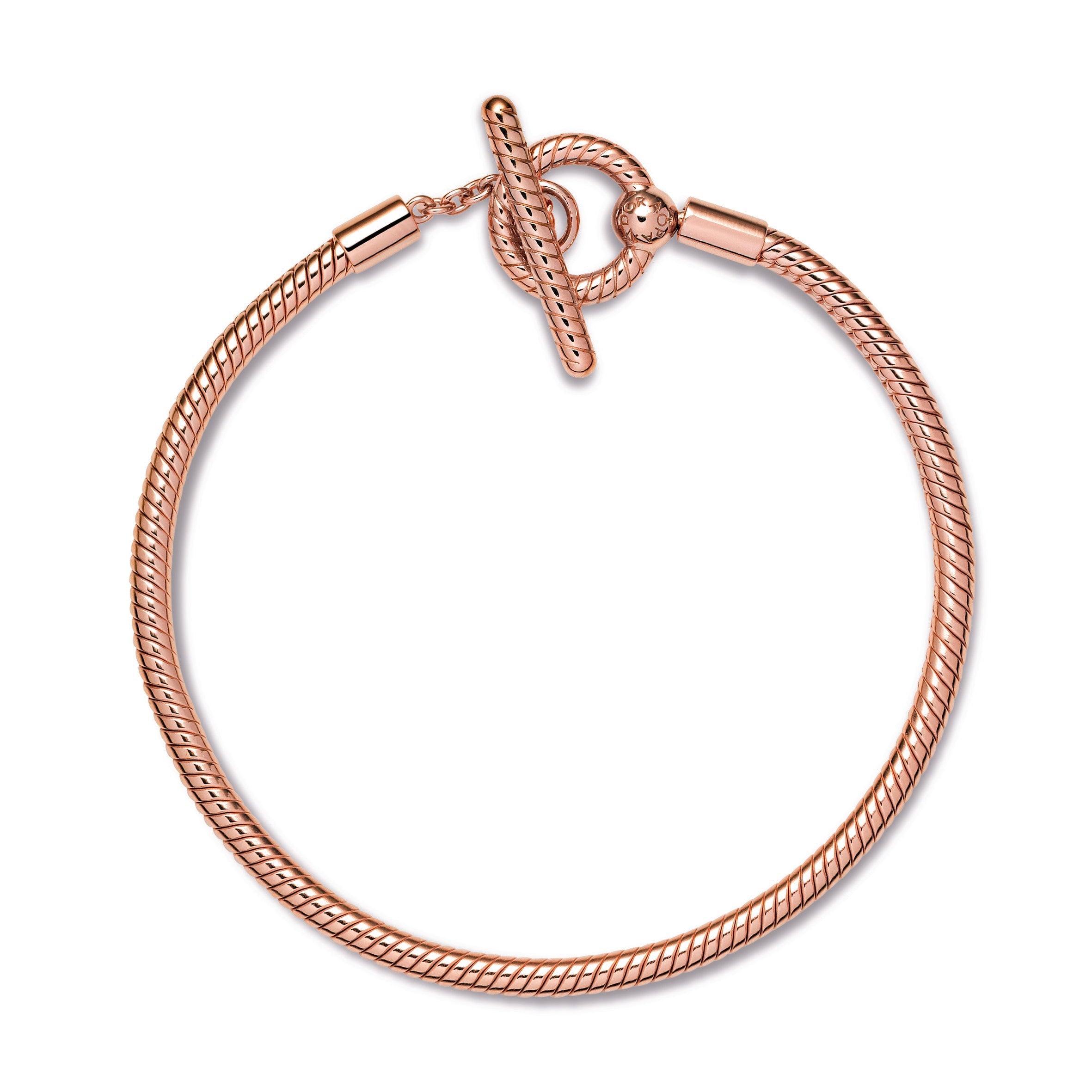 Pandora Moments T-Bar Snake Chain Bracelet