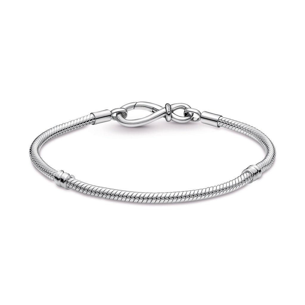 Pandora Moments Infinity Knot Snake Chain Bracelet