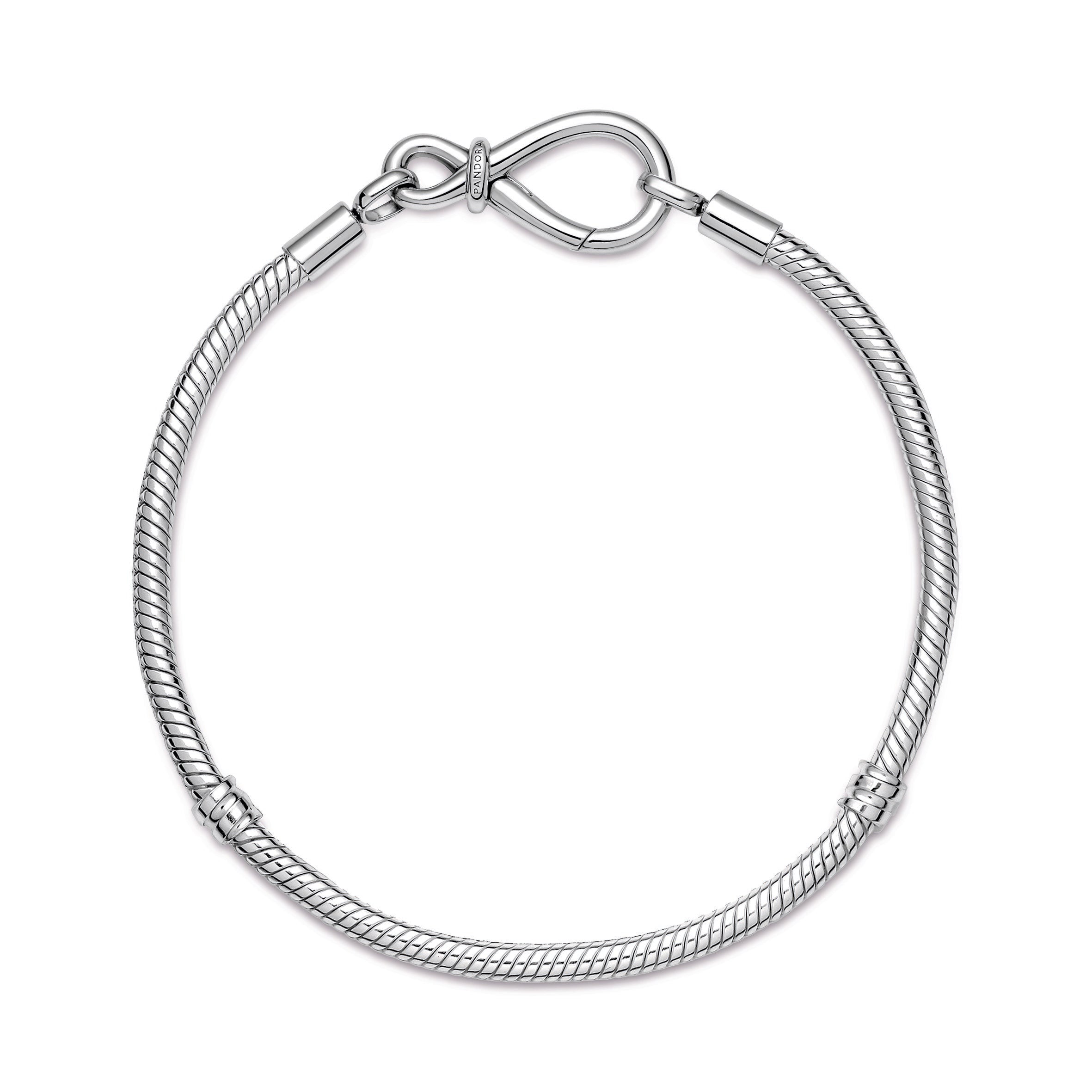 Pandora Moments Infinity Knot Snake Chain Bracelet
