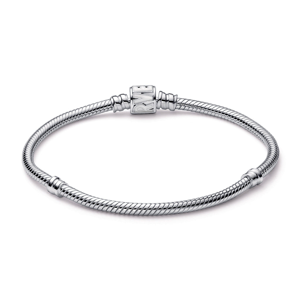 Pandora Moments Marvel Logo Clasp Snake Chain Bracelet