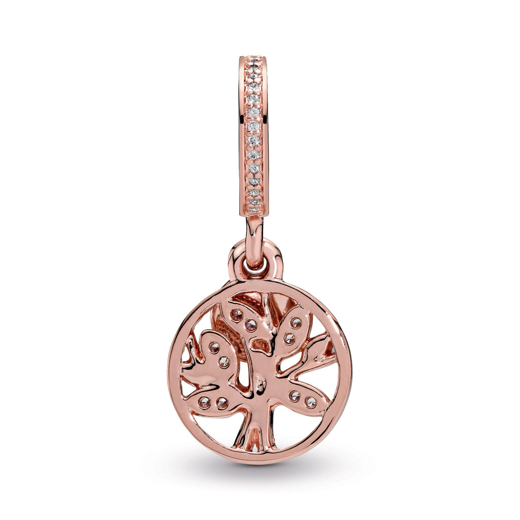 Sparkling Family Tree Dangle Charm