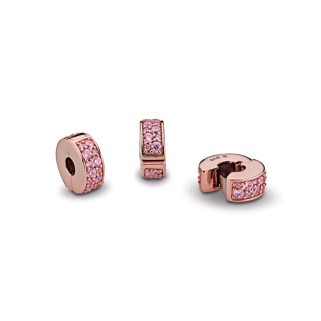 Pink Pavé Clip Charm