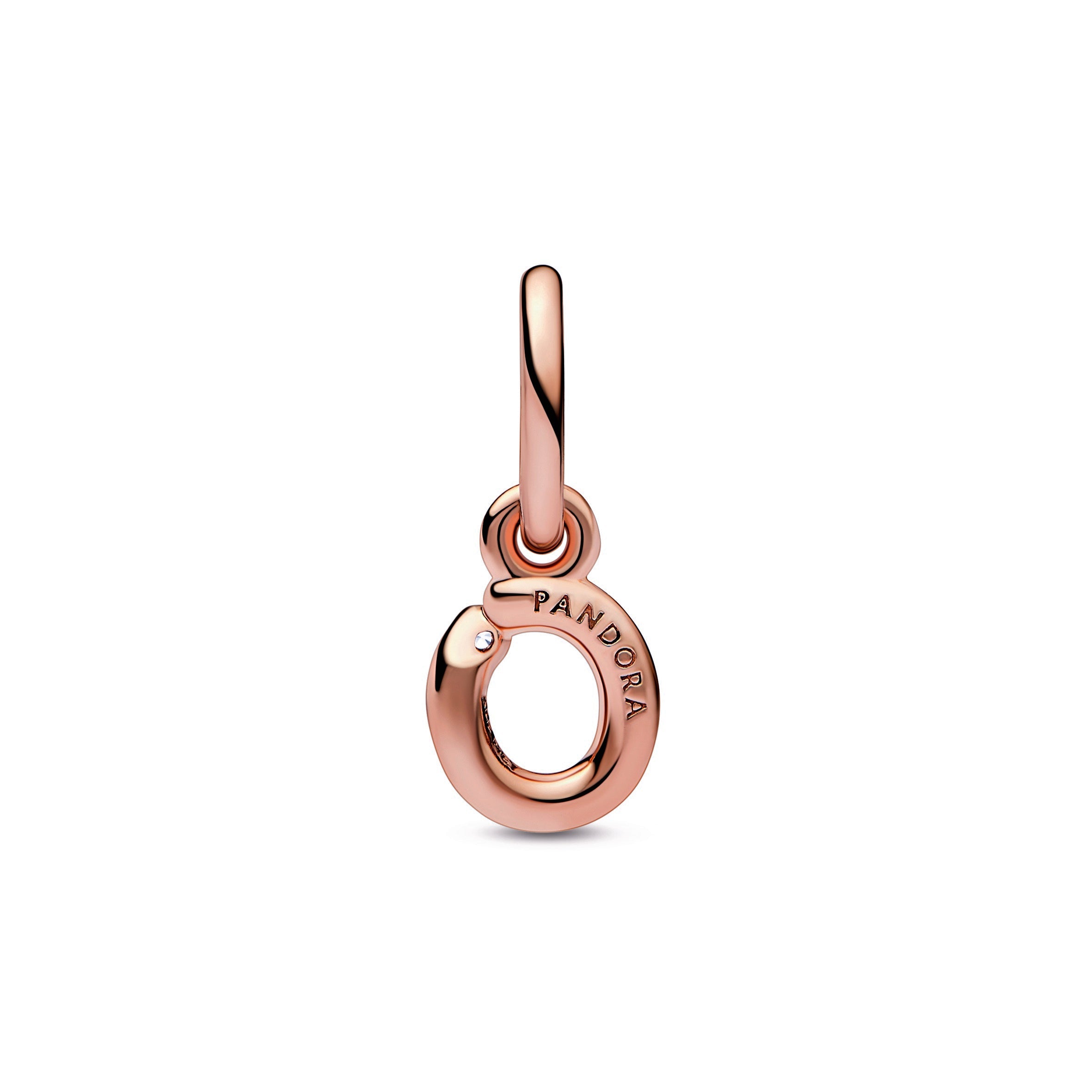 Letter o Script Alphabet Dangle Charm
