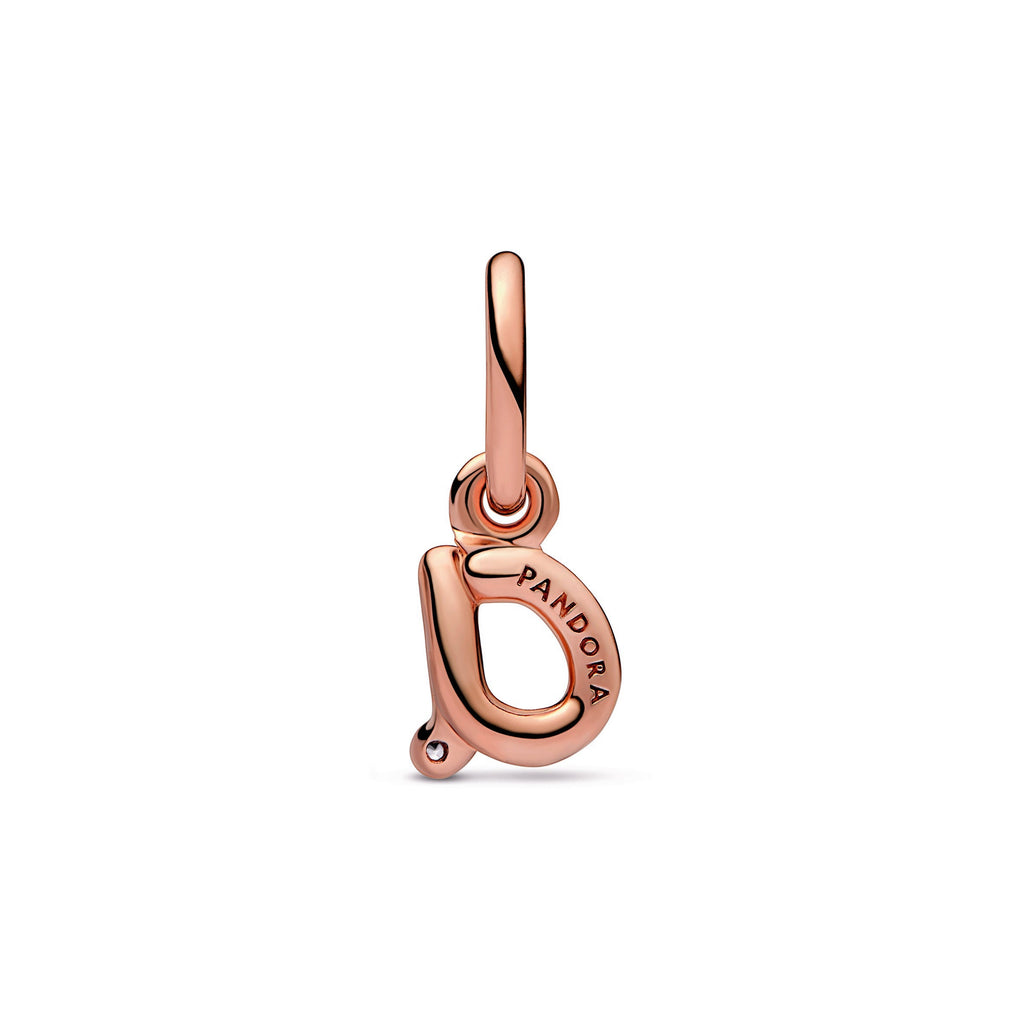 Letter a Script Alphabet Dangle Charm
