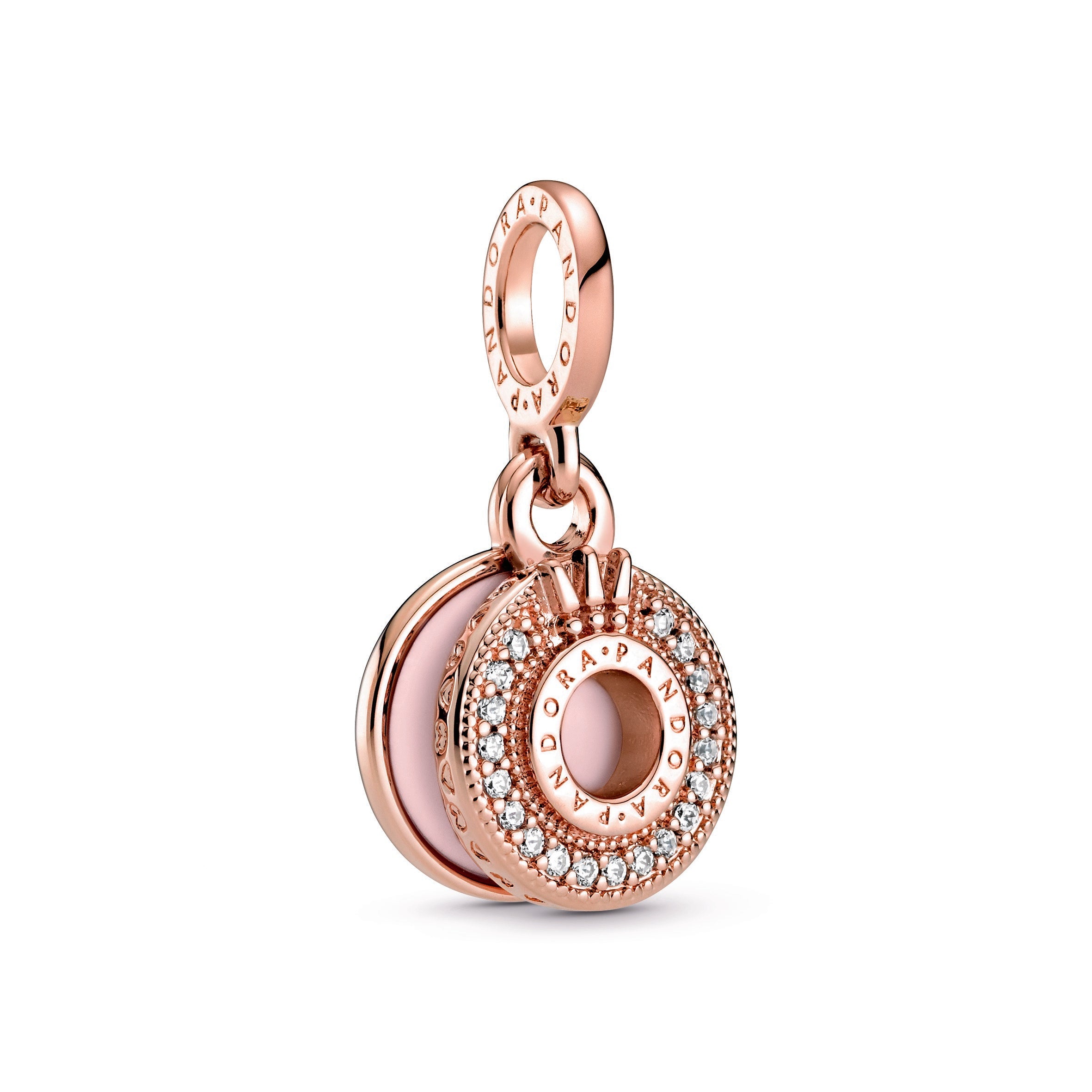 Sparkling Pavé Crown O Dangle Charm