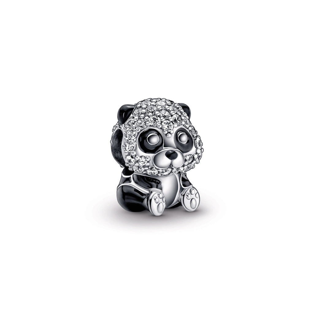 Sparkling Cute Panda Charm