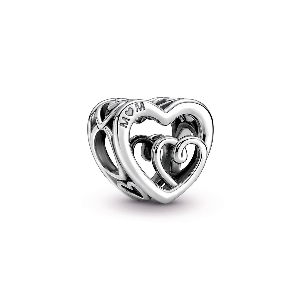 Entwined Infinite Hearts Charm