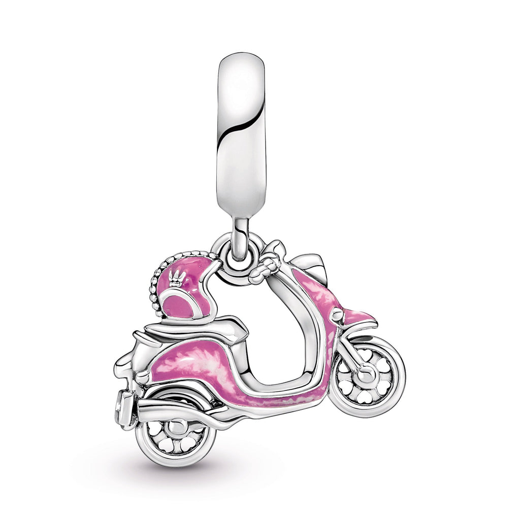 Pink Scooter Dangle Charm