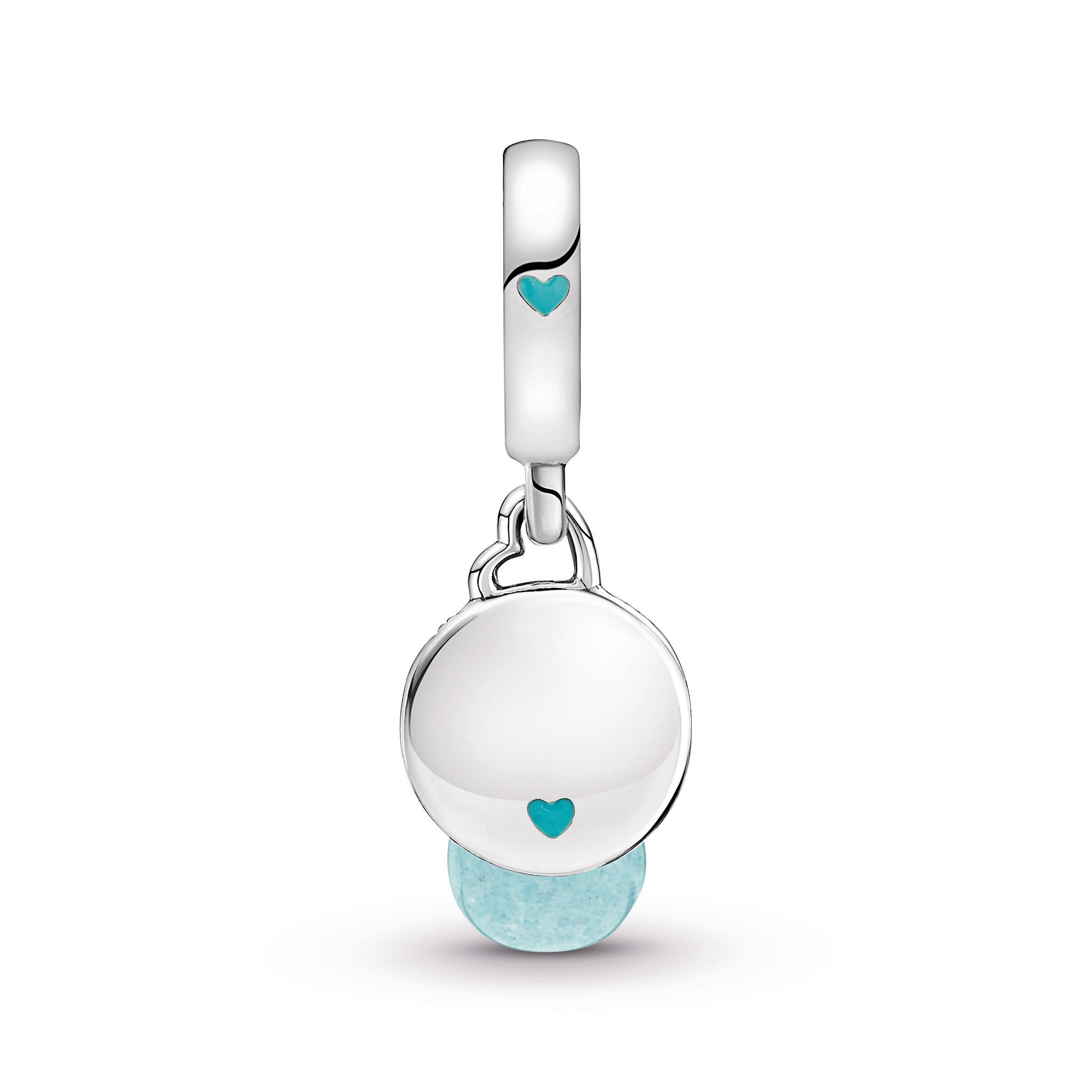 Glow-in-the-dark Lightbulb Double Dangle Charm