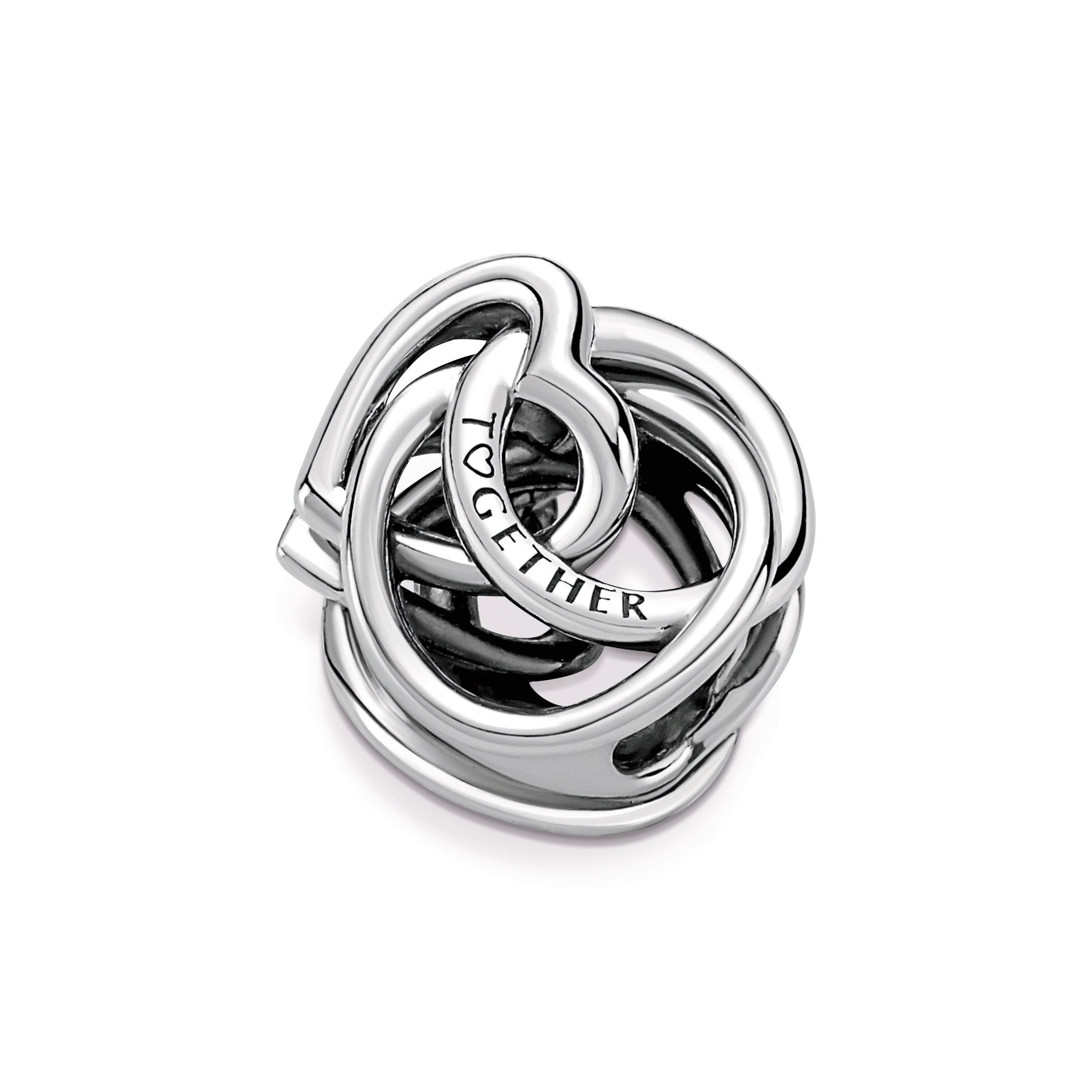 Family Always Encircled Heart Charm