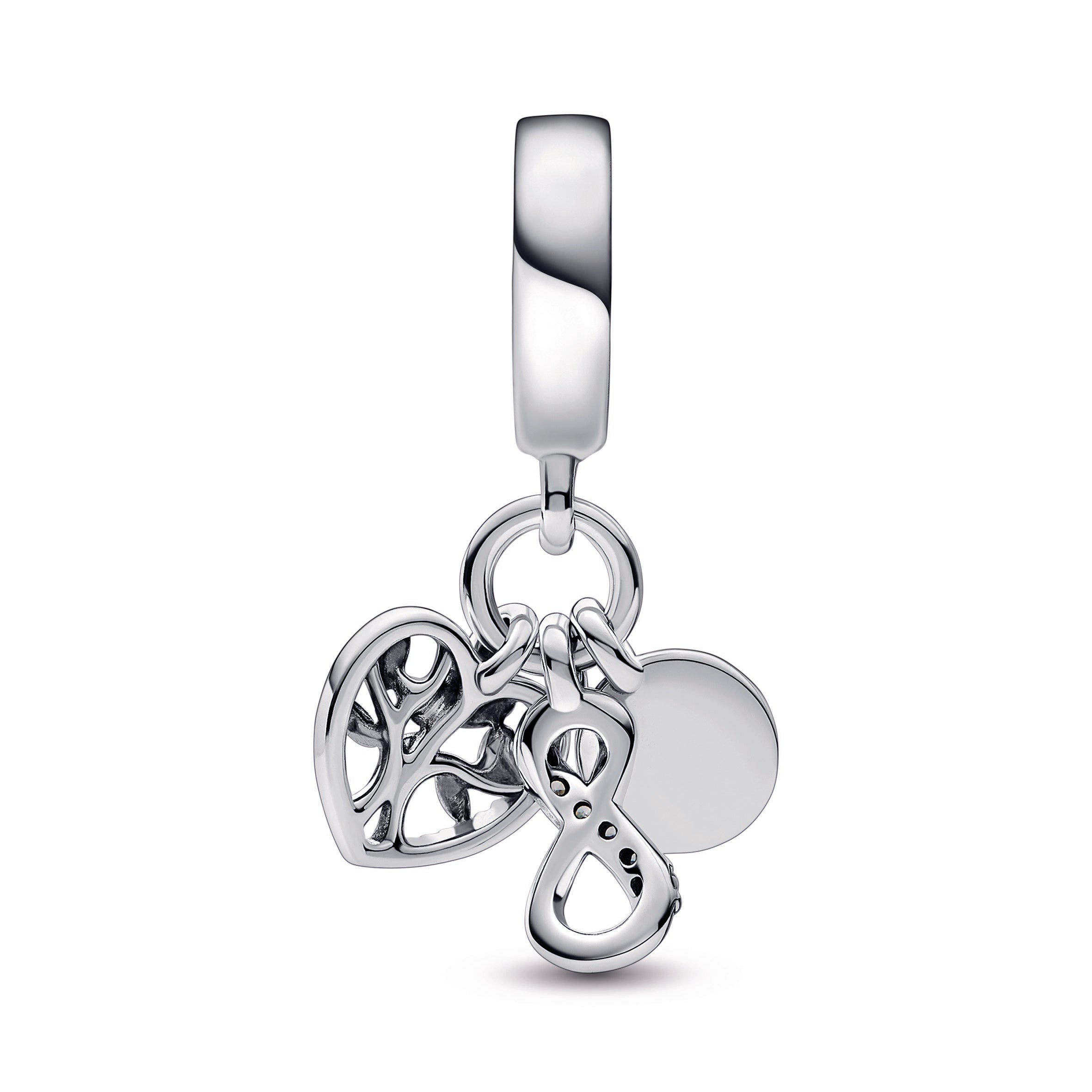 Family Infinity Triple Dangle Charm