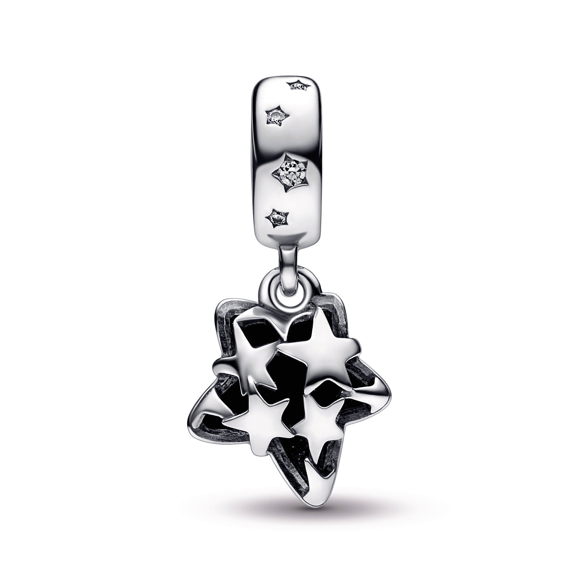 Celestial Galaxy Star Murano Dangle Charm