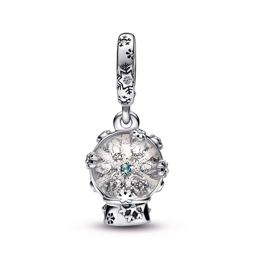 Snowflake Snowglobe Dangle Charm