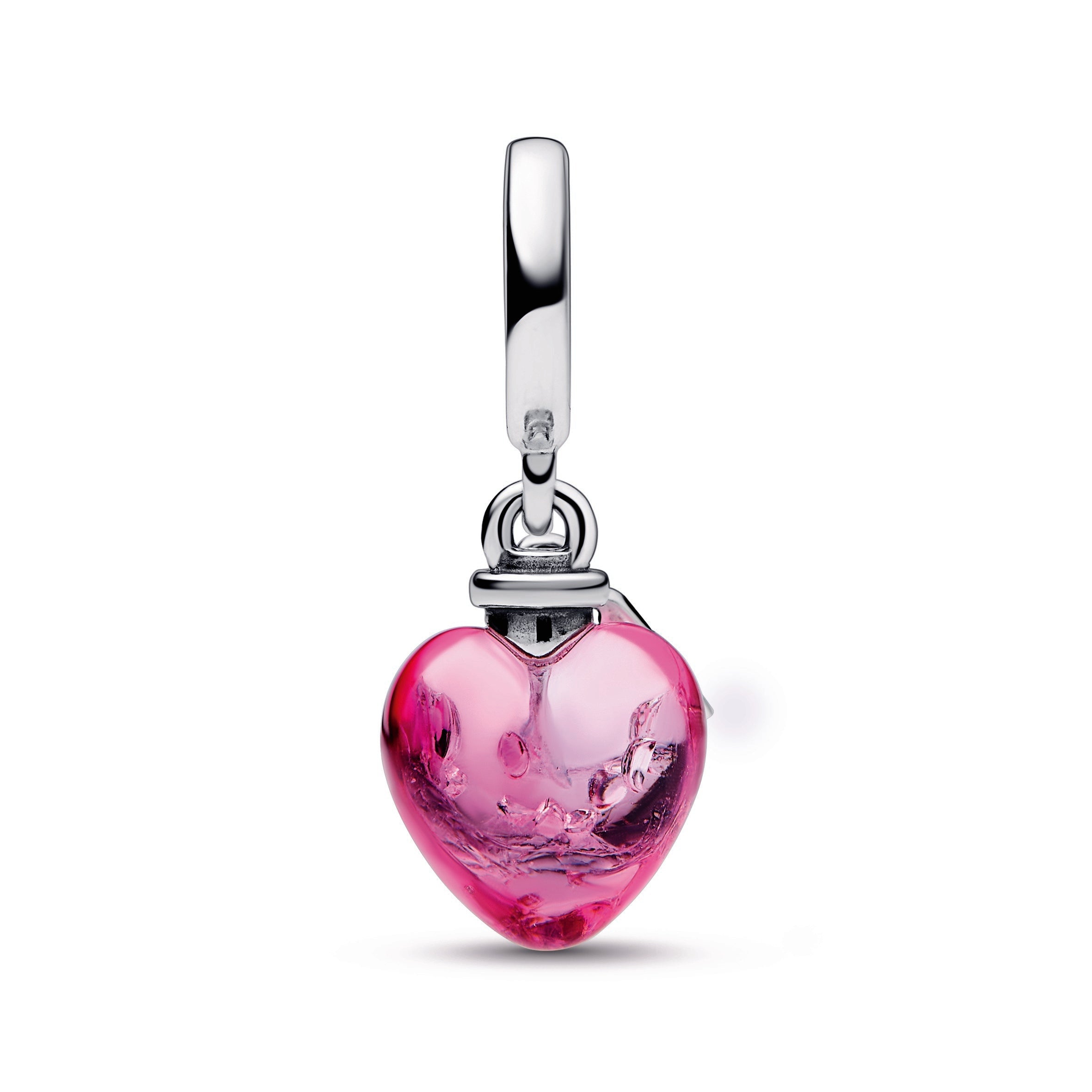 Love Potion Murano Glass Heart Dangle Charm