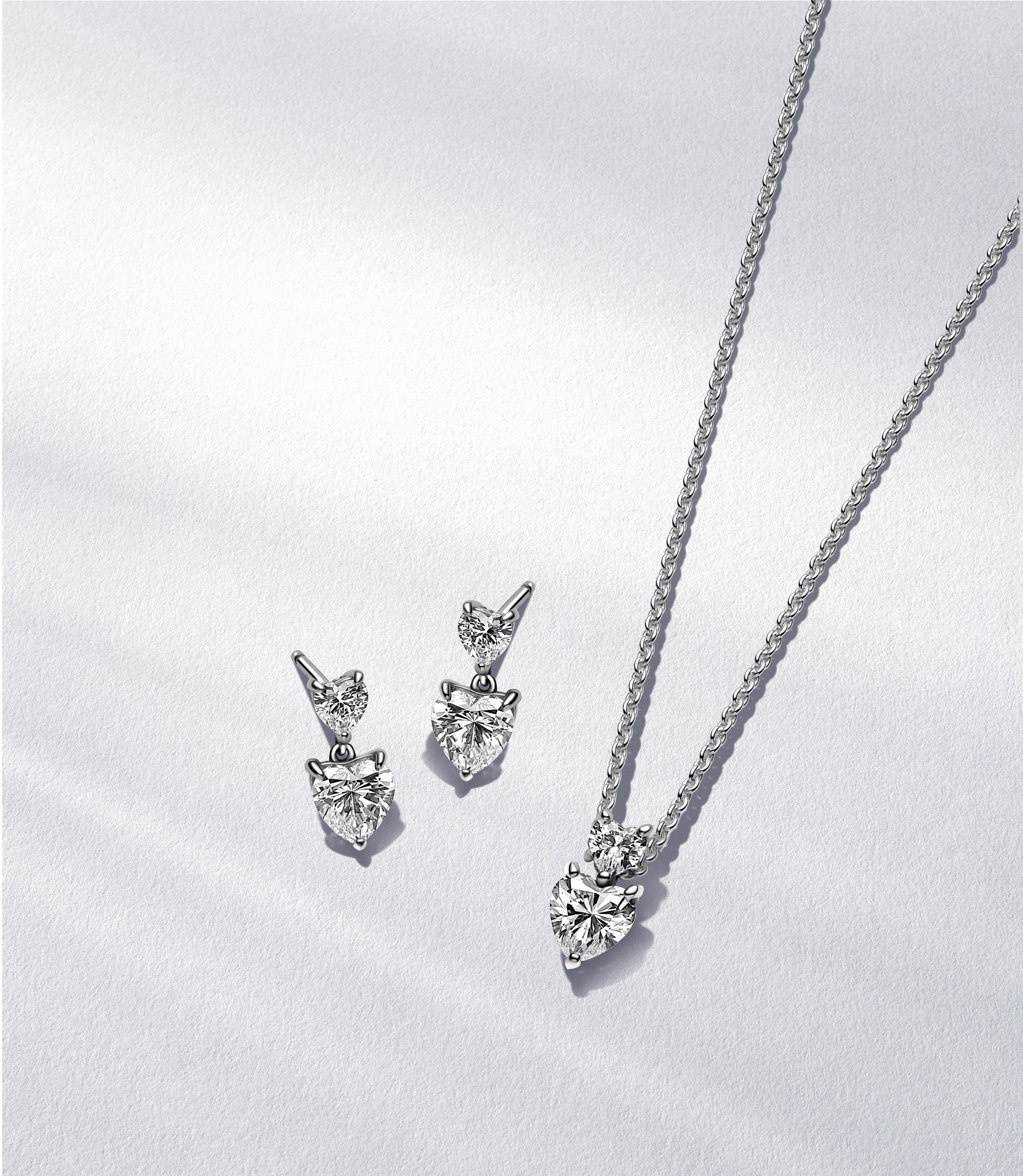 Timeless Hearts Necklace & Earring Gift Set
