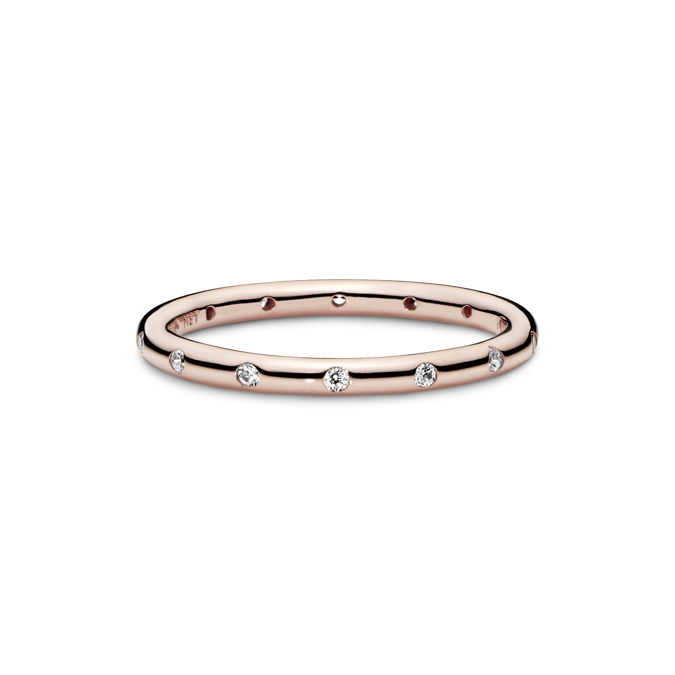 Simple Sparkling Band Ring