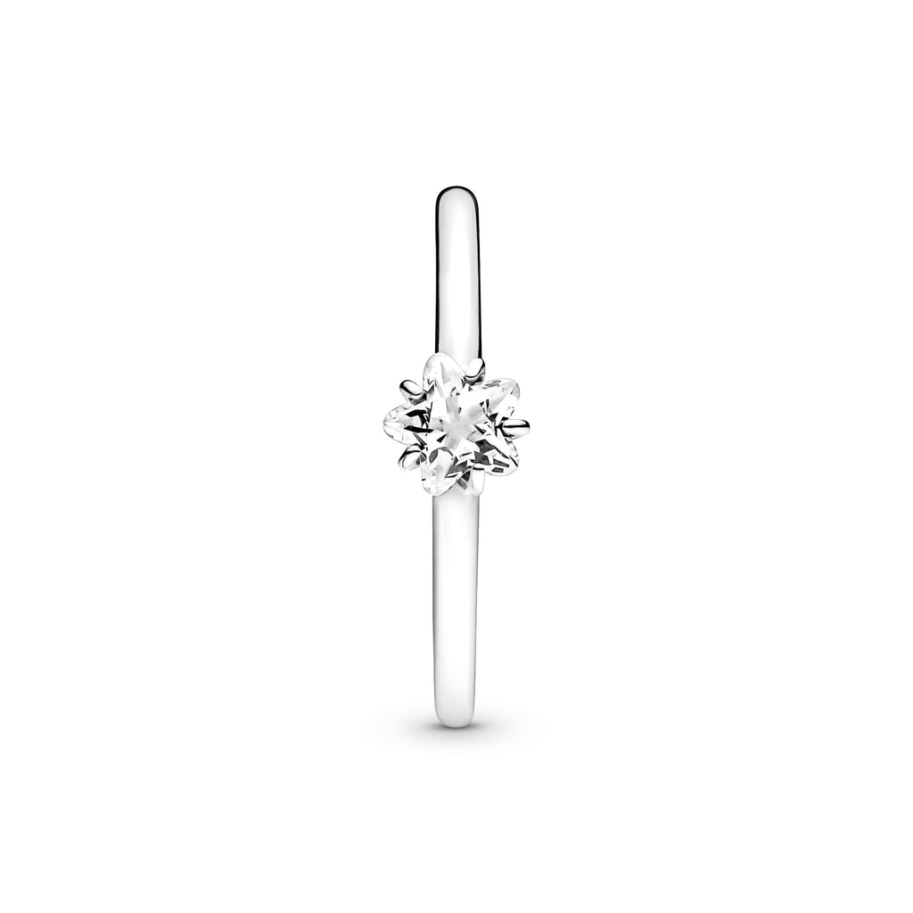 Celestial Sparkling Star Solitaire Ring