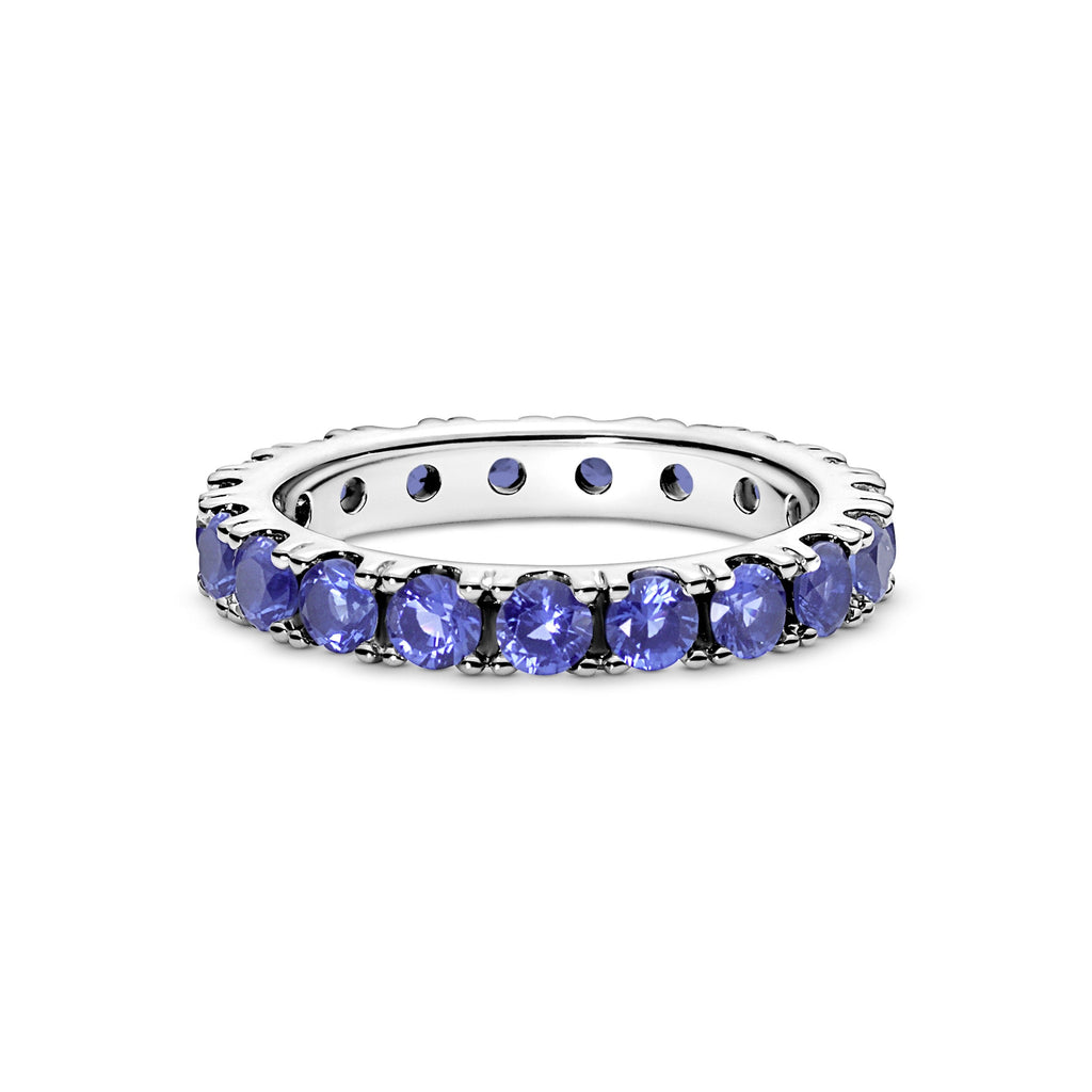 Sparkling Row Eternity Ring