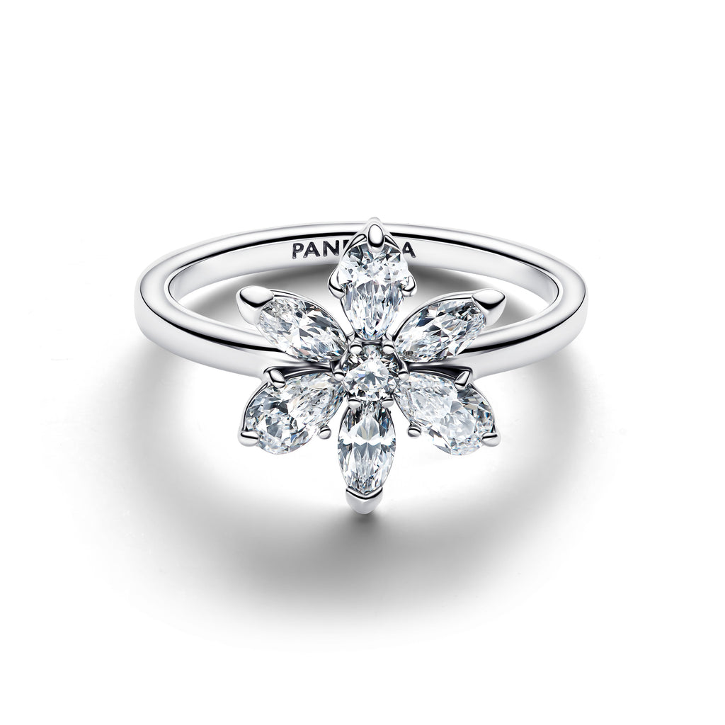 Herbarium Sparkling Flower Cocktail Ring