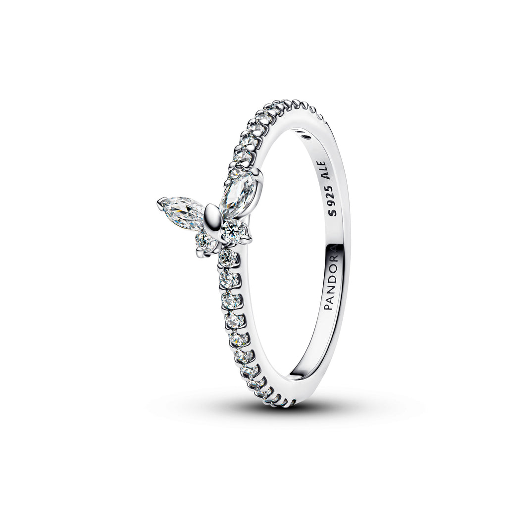 Sparkling Butterfly Ring