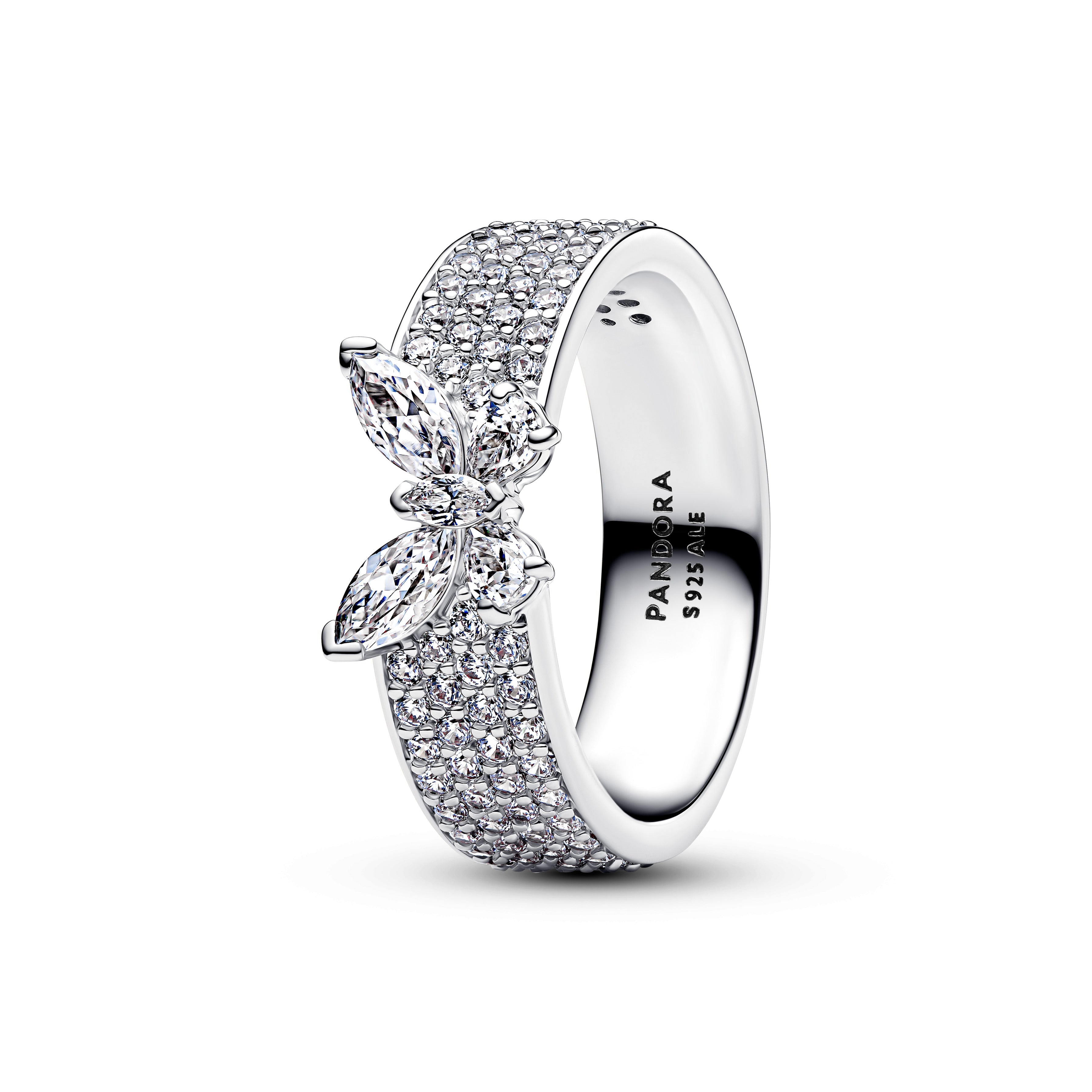 Sparkling Butterfly Bold Ring