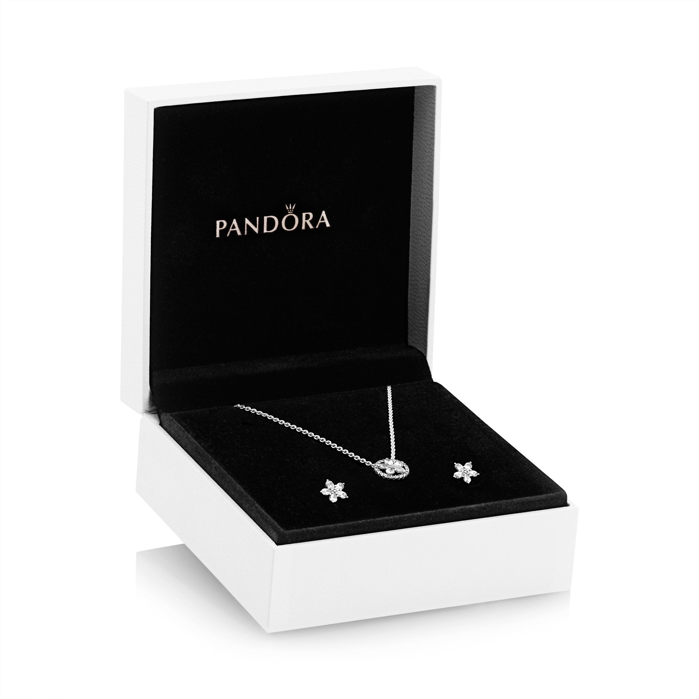 Sparkling Snowflake Necklace & Earring Gift Set