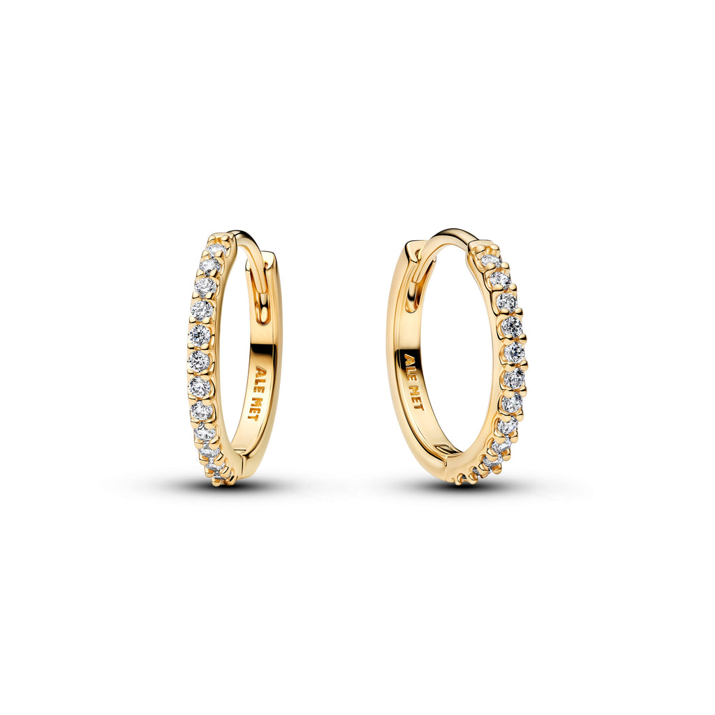 Sparkling Mini Hoop Earrings