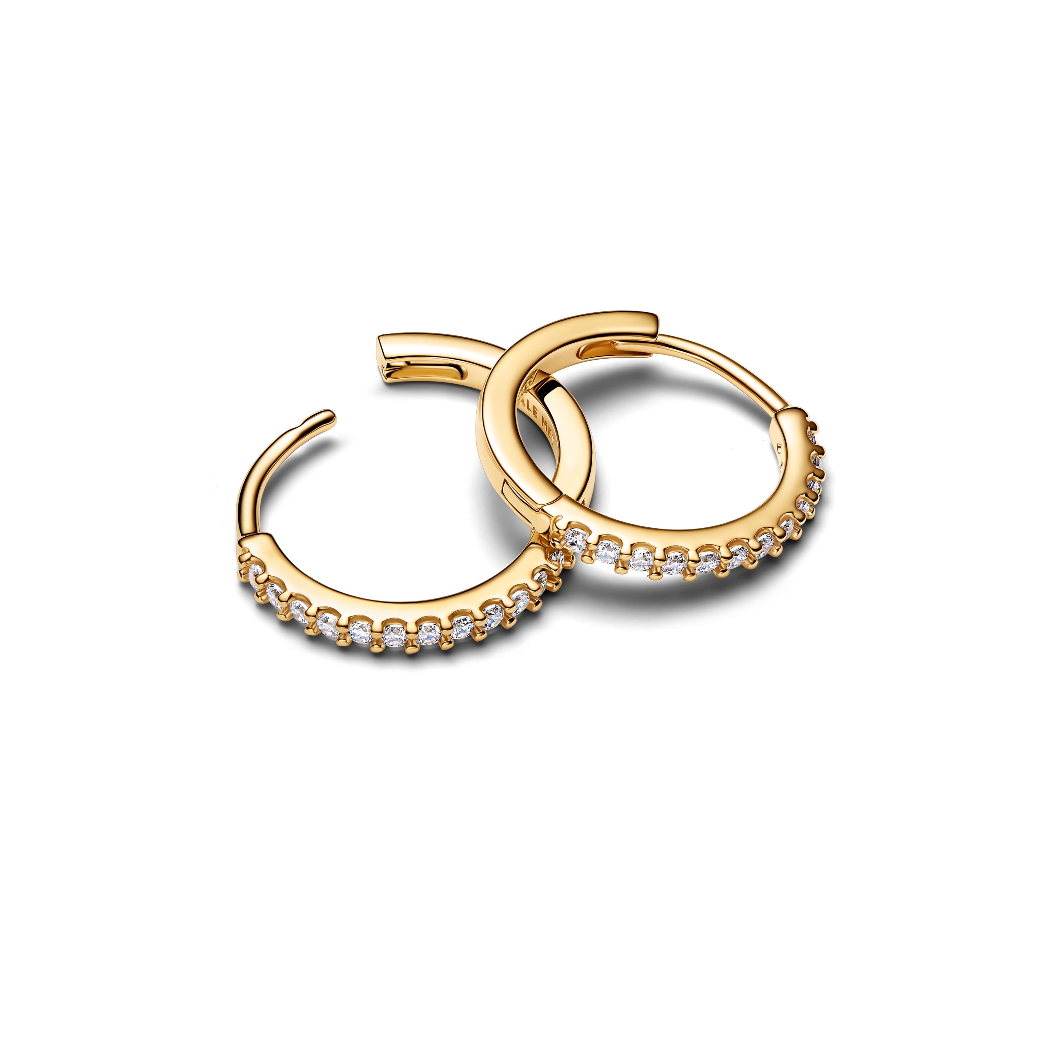 Sparkling Mini Hoop Earrings