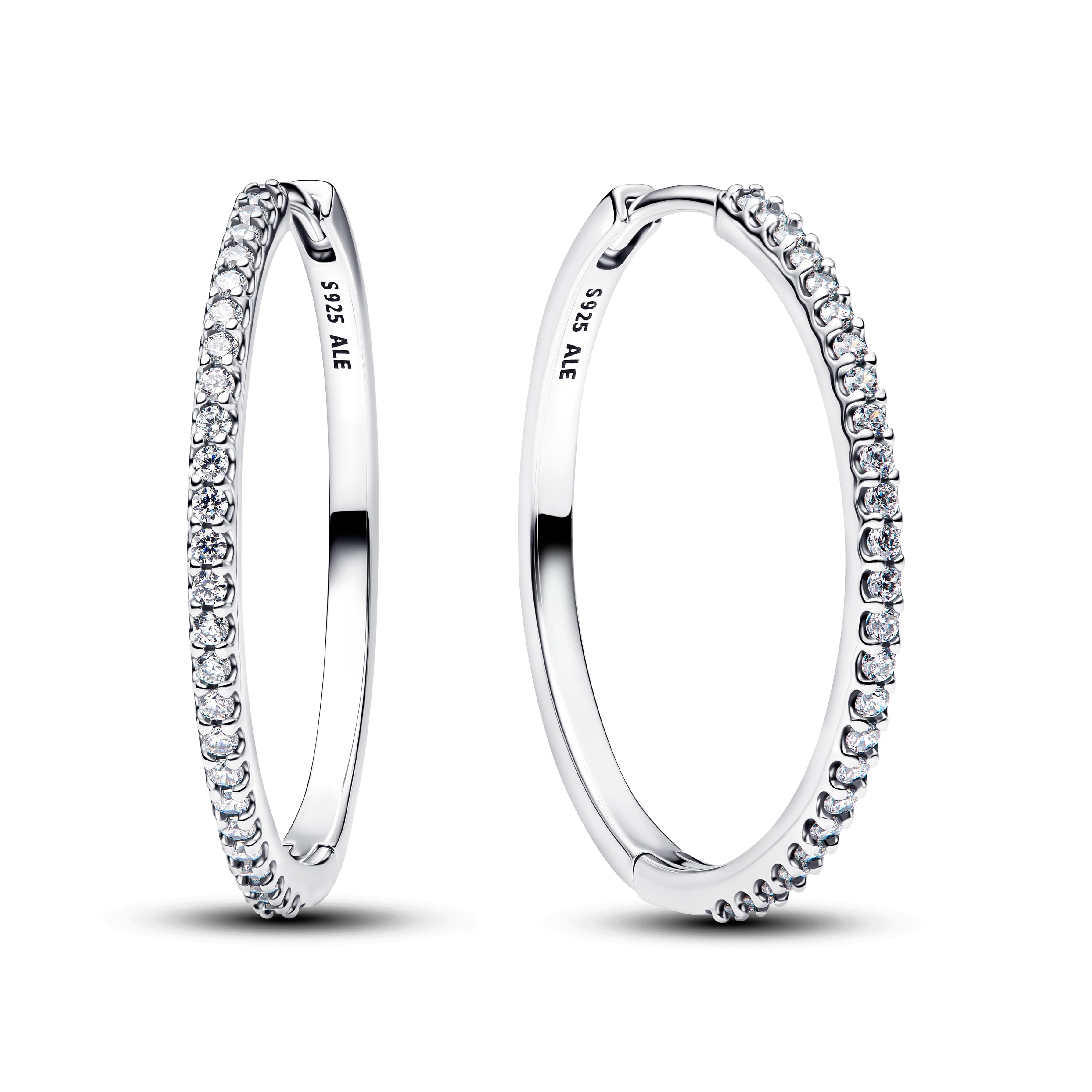 Sparkling Hoop Earrings